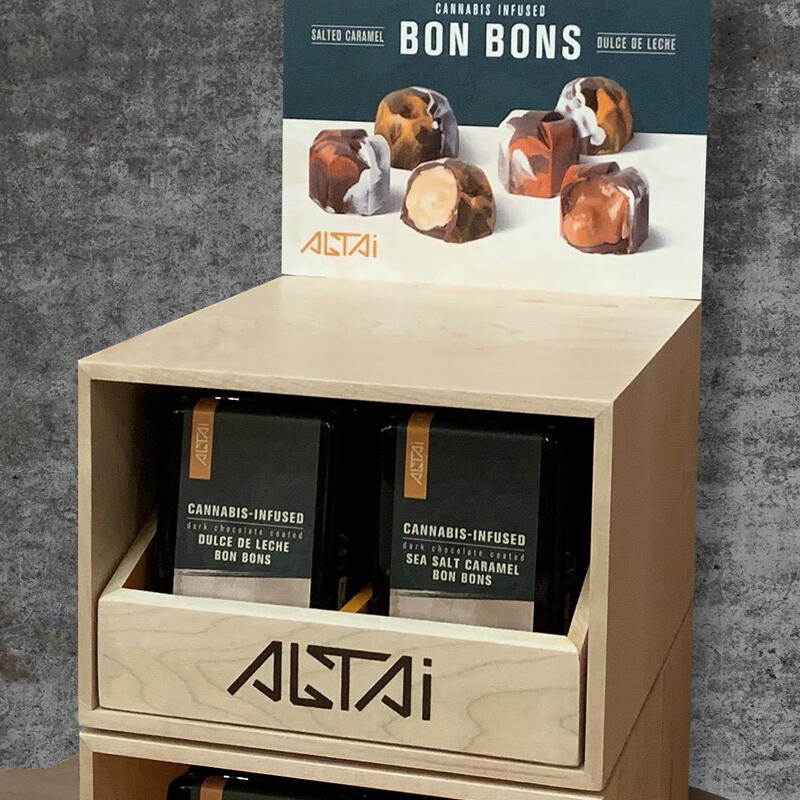 Altai Edibles DIsplay